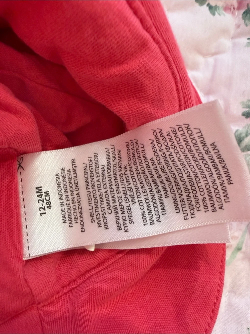 Ralph Lauren 12-24mo pink bucket hat